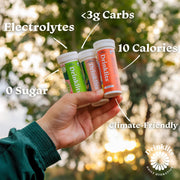 Drinklits Simply the Best Hydration, Vitamins, Electrolyte Tablets in Ginger-Lime and Lemon-Lime - 2 Tubes | 20 Servings Hydration Electrolyte Tablets Dark Olive Green