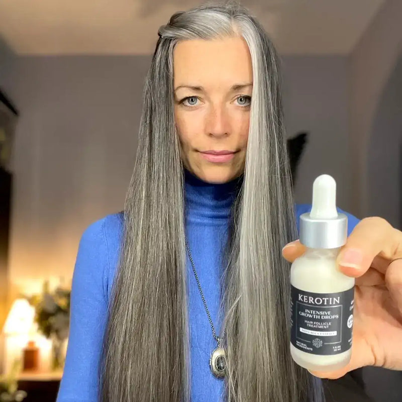 Kerotin Intensive Hair Growth Drops Hair Serums Dim Gray 1 Month,3 Months (20% OFF)