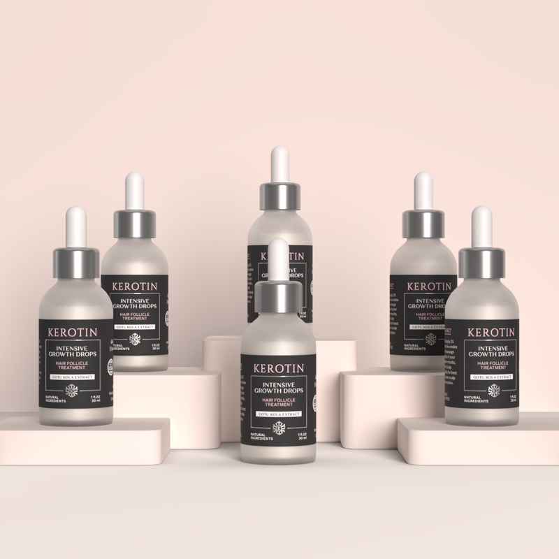 Kerotin Intensive Hair Growth Drops Hair Serums Antique White 6 Months (20% OFF)