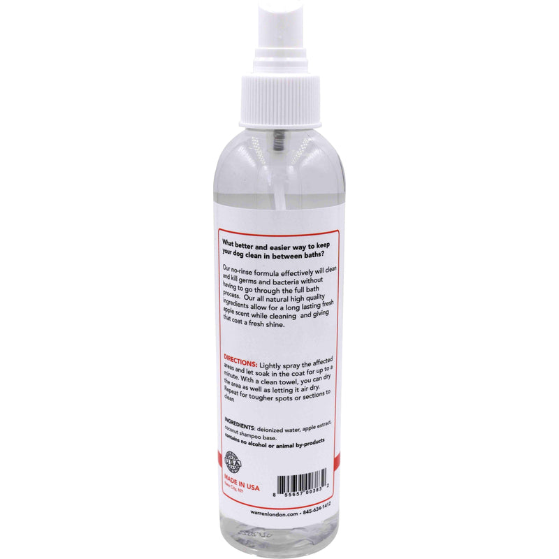 Warren London Dry & Waterless Deep Cleaning Shampoo Dog Shampoo White Smoke Green Apple,Guava & Mango