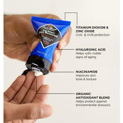 Jack Black Jack Black Dual Defense Face Moisturizer SPF 30 2 Oz Face Moisturizer Antique White
