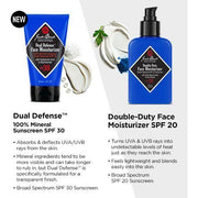 Jack Black Jack Black Dual Defense Face Moisturizer SPF 30 2 Oz Face Moisturizer Lavender