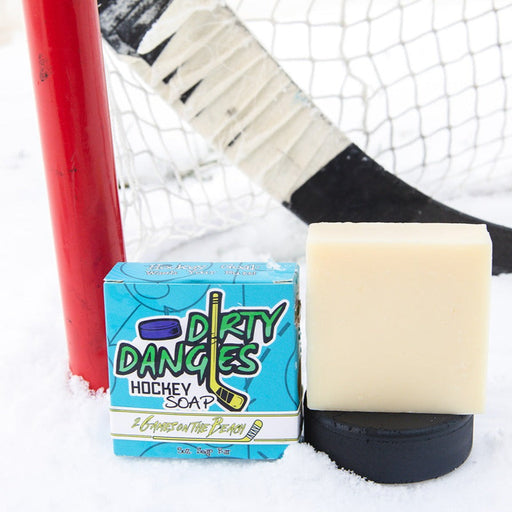 Dirty Dangles Hockey 2 Games on the Beach - Hockey Soap Bar Natural Soap Bar White Smoke 1 Bar - $8