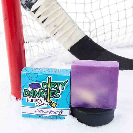 Dirty Dangles Hockey Certified Beaut (Lavender Lemongrass) - Hockey Soap Bar Natural Soap Bar White Smoke 1 Bar -$8