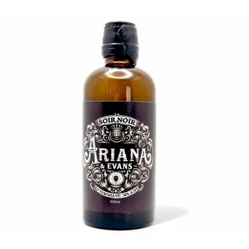 Ariana & Evans Ariana & Evans Soir Noir Shaving Collection Shaving Set White Smoke Shaving Cream 5.3 Oz,Aftershave Splash 3.4 Oz
