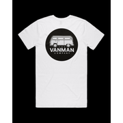 VanMan The VanMan Company T-Shirt - 100% Organic Cotton Black Small,Medium,Large,X-Large,XXL