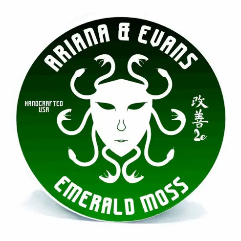 Ariana & Evans Ariana & Evans Emerald Moss Shaving Collection Shaving Set White Smoke Shaving Soap 4 Oz