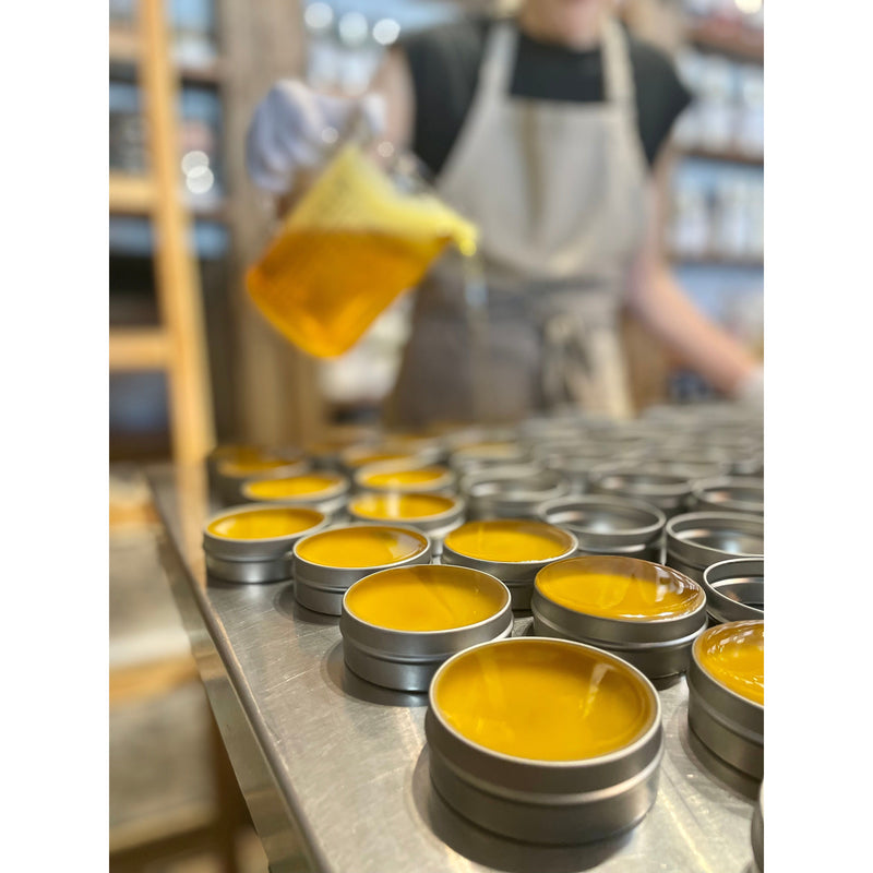 MION Artisan Soap Co. Hand Balm - Wild Chamomile | Not Greasy, Antibacterial, Moisture-Locking Rosy Brown
