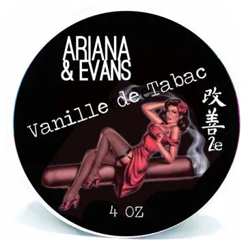 Ariana & Evans Ariana & Evans Vanille de Tabac Shaving Collection Shaving Set Black Shaving Soap 4 oz