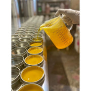 MION Artisan Soap Co. Hand Balm - Wild Chamomile | Not Greasy, Antibacterial, Moisture-Locking Dark Olive Green