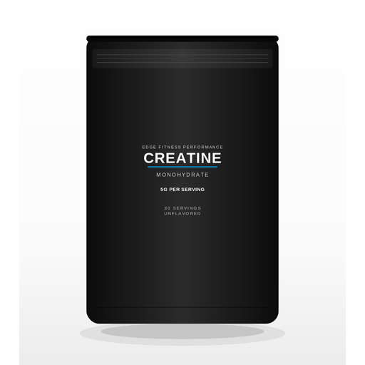 Edge Fitness Performance Creatine Monohydrate Fitness Supplement Black 30