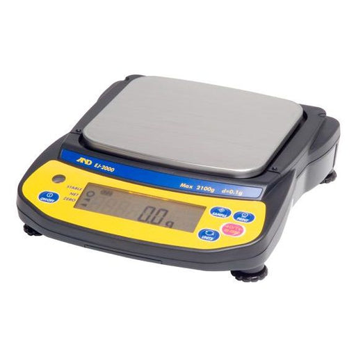 AyD A&D Newton EJ-610 Portable Precision Balance, 610g x 0.01g, External Calibration Science & Laboratory White Smoke