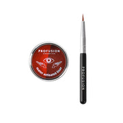 Profusion Cosmetics Rituals | Haunting Rituals Water-Activated Liner Duo Eyes Saddle Brown Bloody Mary