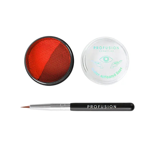 Profusion Cosmetics Rituals | Haunting Rituals Water-Activated Liner Duo Eyes Firebrick Bloody Mary,The Boogeyman,La Llorona