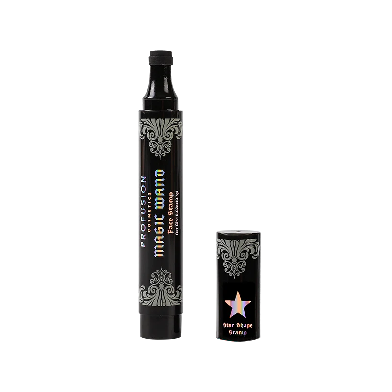 Profusion Cosmetics Rituals | Magic Wand Face Stamp Eyes Black Dark Moon,Black Star
