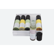 Lizush Essential Oils Roll-On with Crystals - set of 5 All Gifts Lavender No,Yes