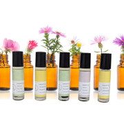Lizush Essential Oils Roll-On with Crystals - set of 5 All Gifts White Smoke No,Yes