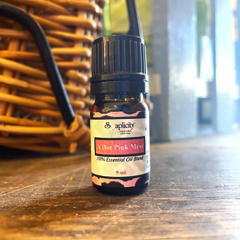 Soaplicity A Hot Pink Mess Essential Oil Blend, 5 ml Essential Oil Blend Gray