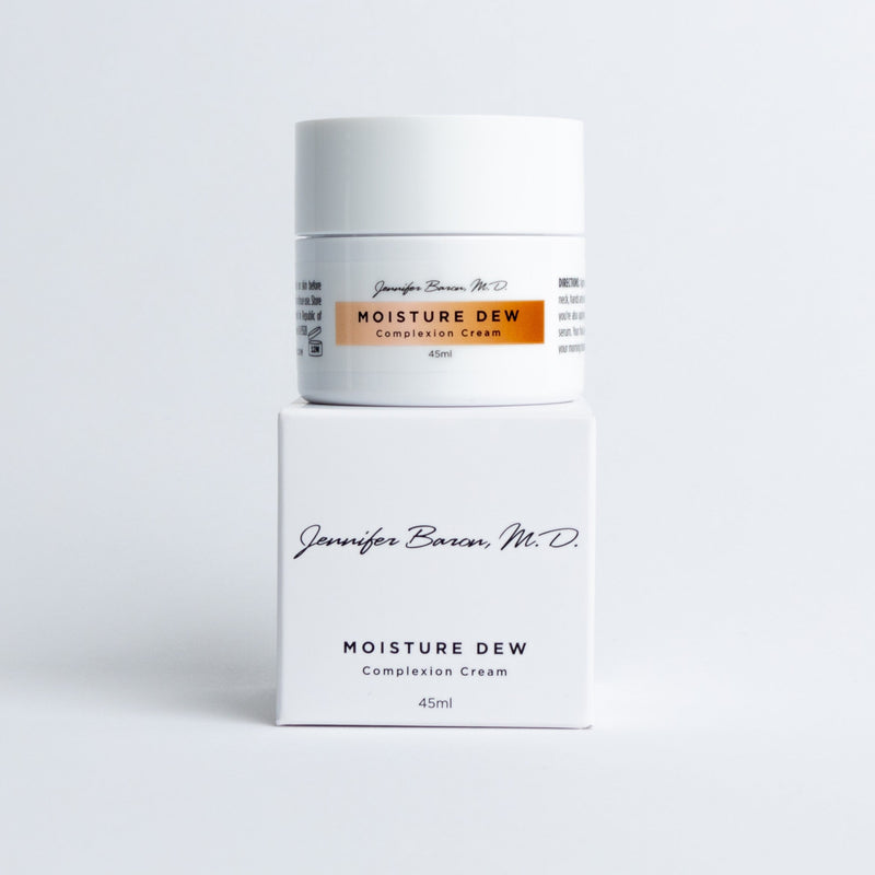 Dr. Baron Shop Moisture Dew Complexion Cream (Light Facial Moisturizer) acne cream, rosacea cream Lavender