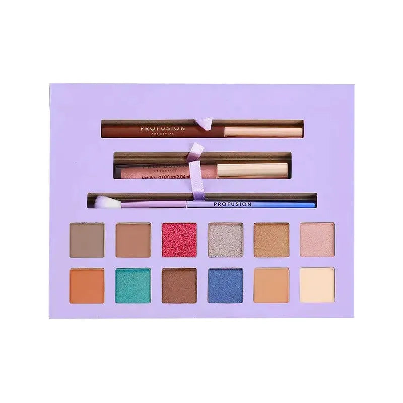 Profusion Cosmetics Written in the Stars | Prismatic Glam 15-pc Kit Eyes Thistle
