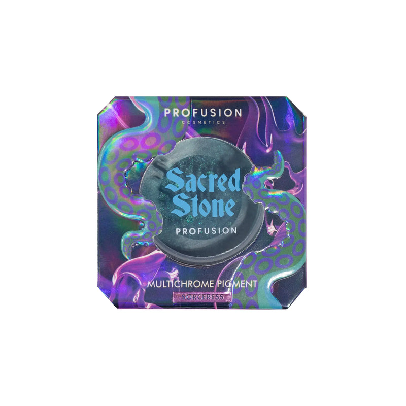 Prolux Cosmetics Profusion Sacred Stone Multichrome Pigment Eyeshadow Dark Slate Blue SORCERESS