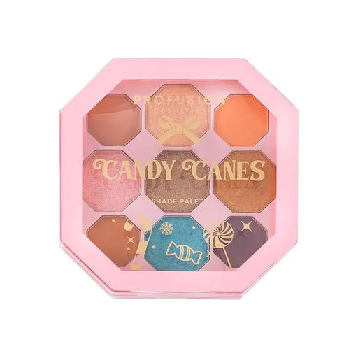 Profusion Cosmetics Sweet Holiday | Candy Canes 9-Shade Palette Eyes Light Pink