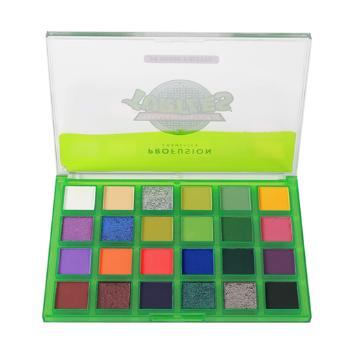 Profusion Cosmetics TMNT |  24 Shade Palette Eyes Sea Green
