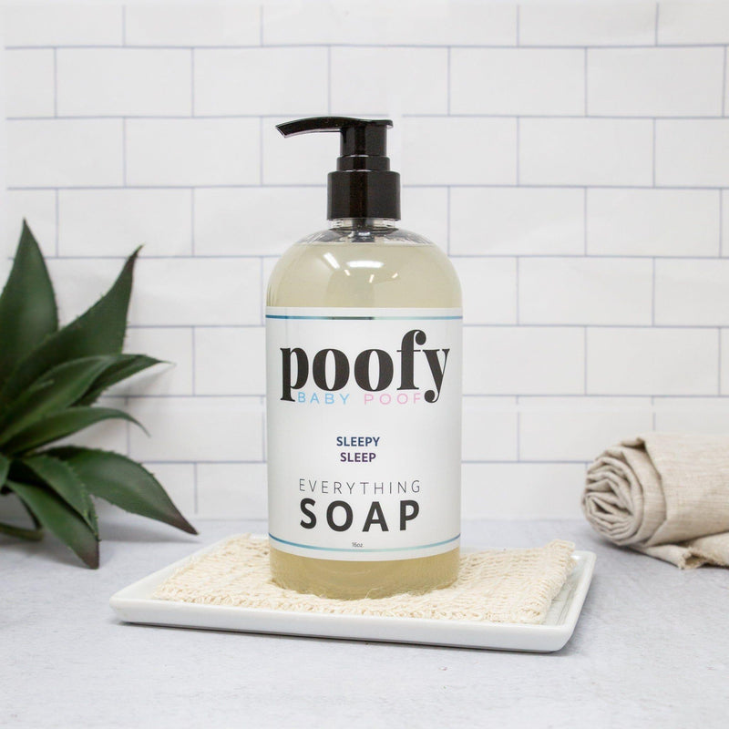 Poofy Organics Sleepy Sleep Everything Soap Bath Light Gray