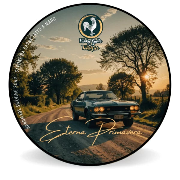 Funky Gallo Toiletries Funky Gallo Toiletries Eterna Primavera Shaving Collection Shaving Set White Smoke Shaving Soap 120g