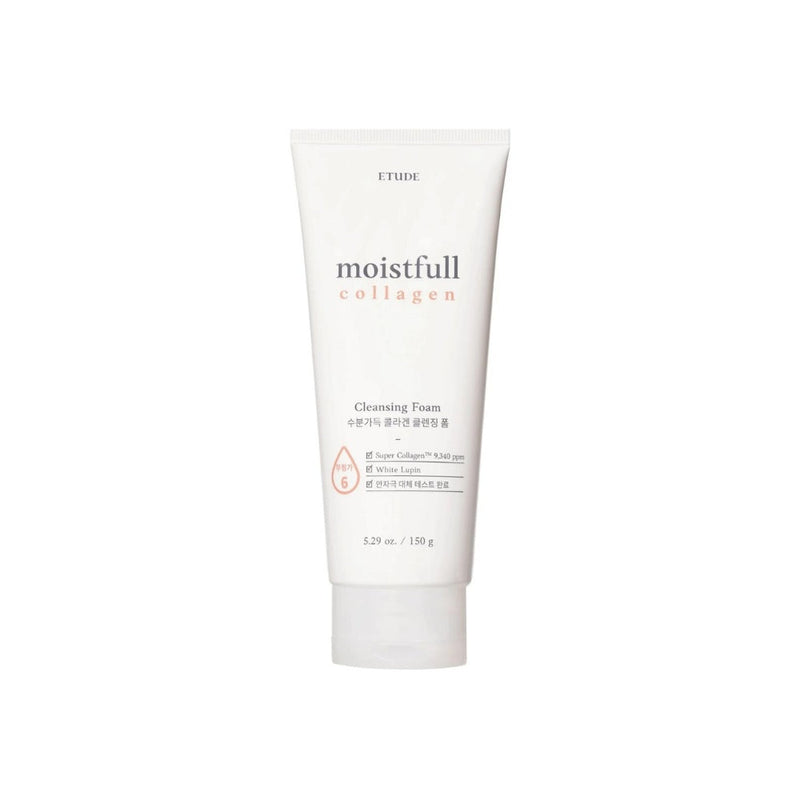 AsiaBeautyMall ETUDE Moistfull Collagen Cleansing Foam Face Cleanser White Smoke