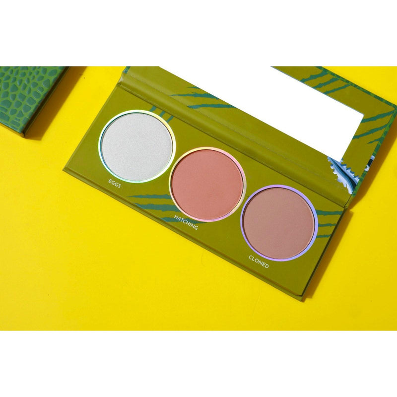Prolux Cosmetics Extinct Face Palette Blush, Bronzer, Highlighter Gold