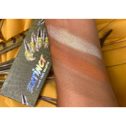 Prolux Cosmetics Extinct Face Palette Blush, Bronzer, Highlighter Rosy Brown