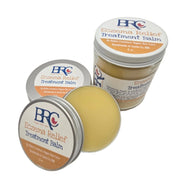 By Robin Creations Soothing Relief Eczema Healing Balm Skin Care Tan 8oz Glass Jar