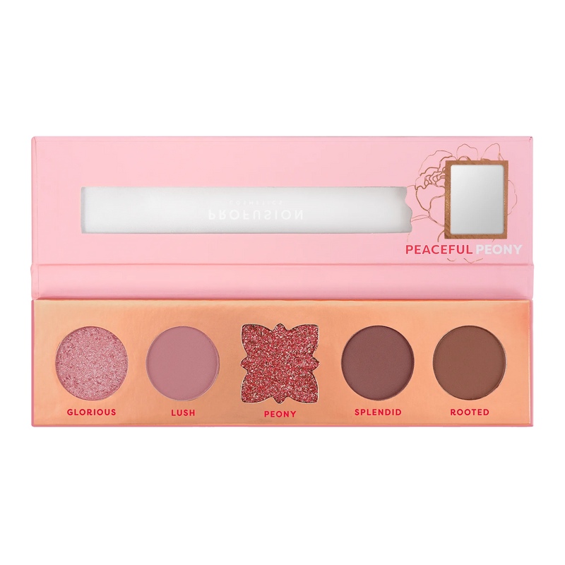 Profusion Cosmetics Blooming Hues 5 shade palette Eye Pink Romantic Rose,Honest Hibiscus,Delightful Dahlia,Terrific Tulip,Peaceful Peony,Pretty Poppy
