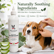 Warren London Instant Ear Cleaner For Dogs 4 oz or 12 oz - Removes Wax and Odor Spa Product White Smoke 4 Oz,12 Oz