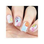 UberChic Beauty Hello Spring Stamping Plate Light Gray