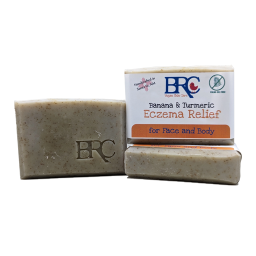 By Robin Creations Eczema Relief Banana & Turmeric Soap Bar Soap Dim Gray 1 Bar,4 Bars