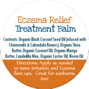 By Robin Creations Soothing Relief Eczema Healing Balm Skin Care Chocolate 2 oz Tin,4 oz Tin,8oz Glass Jar