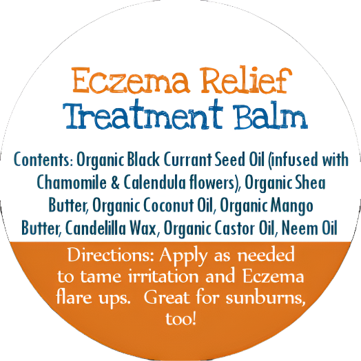 By Robin Creations Soothing Relief Eczema Healing Balm Skin Care Chocolate 2 oz Tin,4 oz Tin,8oz Glass Jar