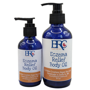By Robin Creations Eczema Relief Anti-Inflammatory Healing Body Oil Deodorant & Body Care Midnight Blue 4 oz Glass Pump Bottle,8 oz Glass Pump Bottle,8.5 oz Refill Pouch,17oz Refill Pouch