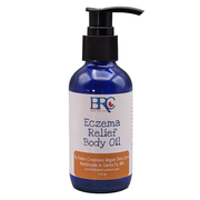 By Robin Creations Eczema Relief Anti-Inflammatory Healing Body Oil Deodorant & Body Care Midnight Blue 4 oz Glass Pump Bottle