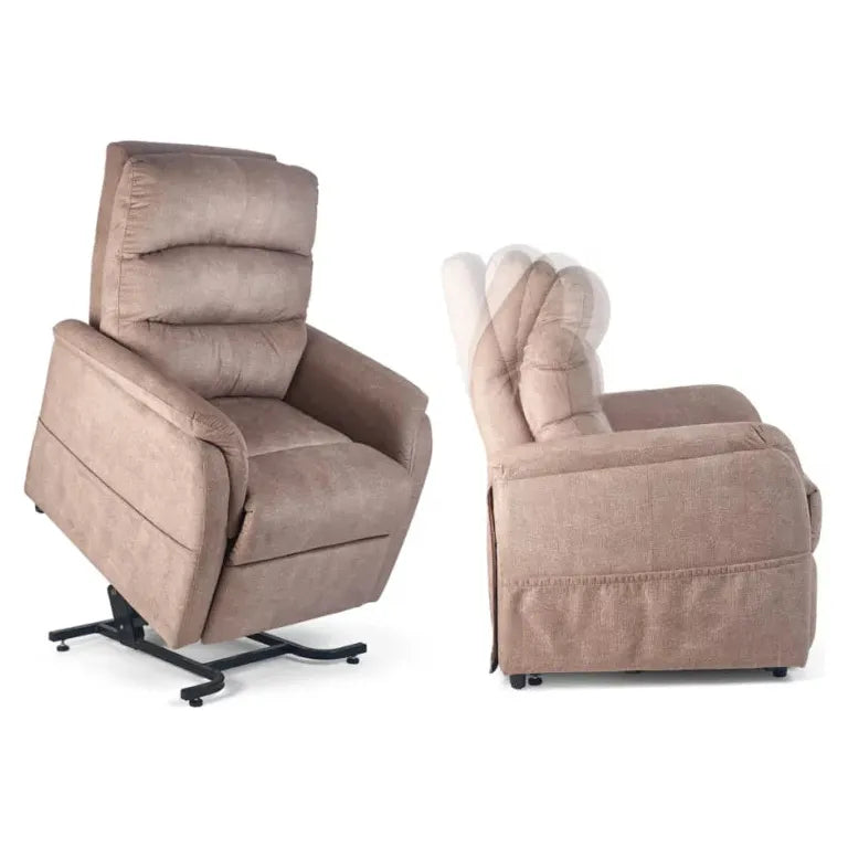 RIO Medical Supplies FDA CLEARED - 3 Position Lift Chair Deluna Elara PR-118 White Smoke Antler