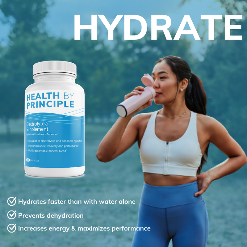 Health By Principle Case of 12 Complete Electrolyte Supplements Supplement Sea Green