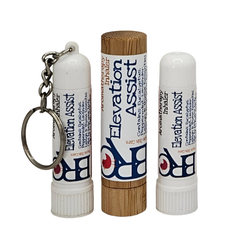 By Robin Creations Elevation Assist Aromatherapy Inhaler Aromatherapy White Smoke Plastic - without a keychain,Plastic - with a keychain,Bamboo (100% Plastic-Free & Zero Waste)