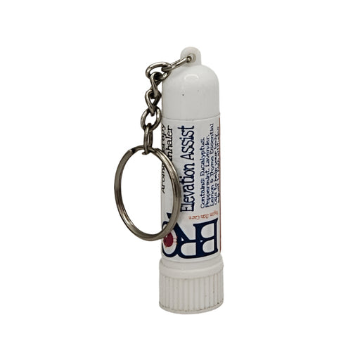 By Robin Creations Elevation Assist Aromatherapy Inhaler Aromatherapy White Smoke Plastic - with a keychain