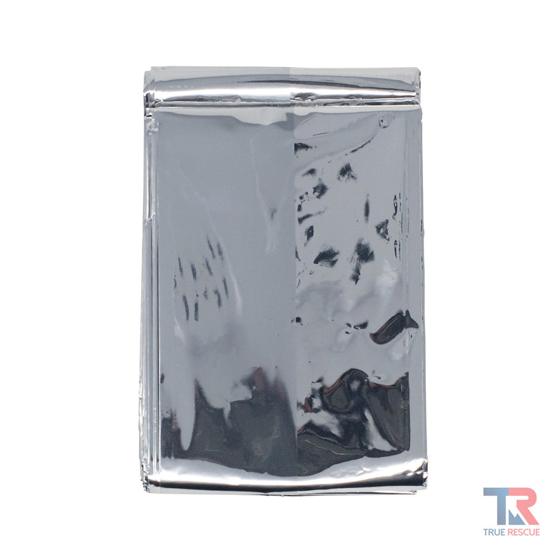 True Rescue Emergency Survival Blanket Bleeding Control Dark Gray