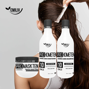 Emiliv Professional Emiliv Professional™ - PROHOMETEN HOME CARE KIT - (Shampoo 500 ml / 16.9 fl. oz., Conditioner 500 ml / 16.9 fl. oz. and Mask 300 ml / 10.14 fl. oz.) Home Care Gray