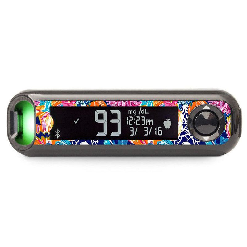 Peelz Enchanted Pumpkins Bayer Contour© Next One Glucometer Peelz/Stickers Black