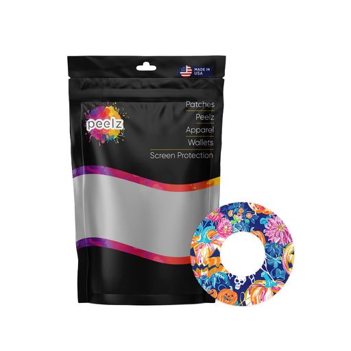 Peelz Enchanted Pumpkins Freestyle Libre 2 Patch Tape - Pump Peelz Patch Medical Tape White Smoke 12-Pack Libre 2 (Set of 12 Patches),4-Pack Libre 2 (Set of 4 Patches)