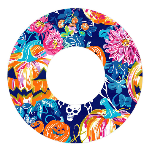 Peelz Enchanted Pumpkins Freestyle Libre 2 Patch Tape - Pump Peelz Patch Medical Tape White Smoke 12-Pack Libre 2 (Set of 12 Patches),4-Pack Libre 2 (Set of 4 Patches)
